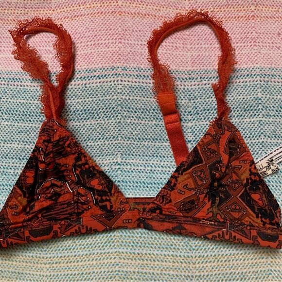 Free People Lace Triangle Bralette XS - Picture 4 of 4
